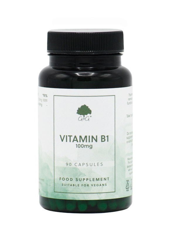 Vitamin B1 Thiamine 100mg Supplement White Label