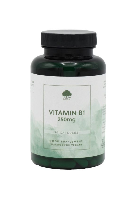 Vitamin B1 Thiamine 250mg Supplement White Label