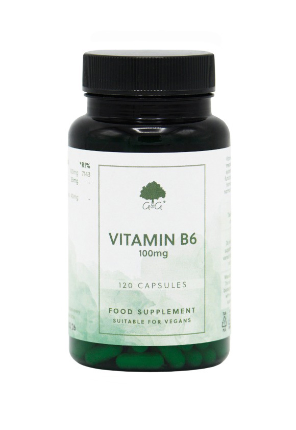 Vitamin B6 Pyridoxine 100mg White Label