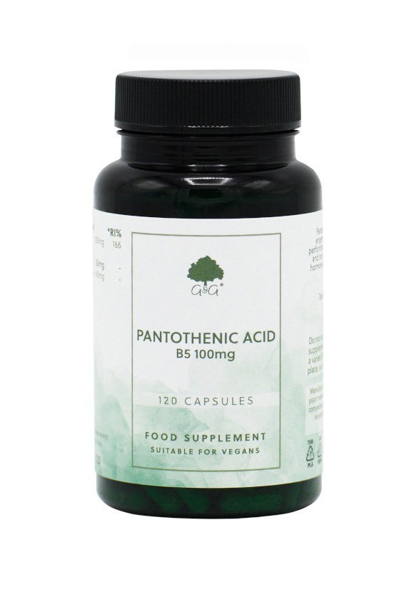 Vitamin B5 Pantothenic Acid 100mg White Label