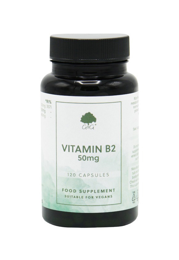 Vitamin B2 Riboflavin 50mg White Label