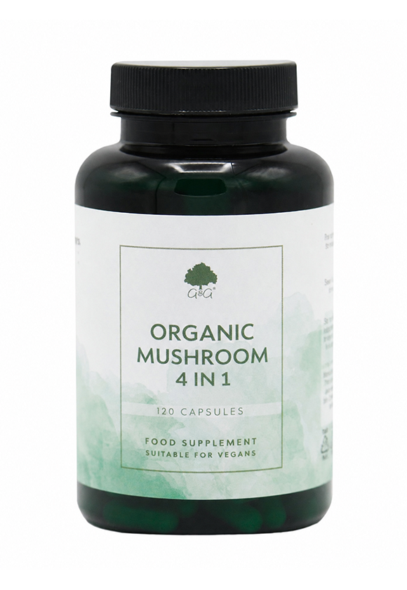 Organic Mushroom 4 in 1 White Label