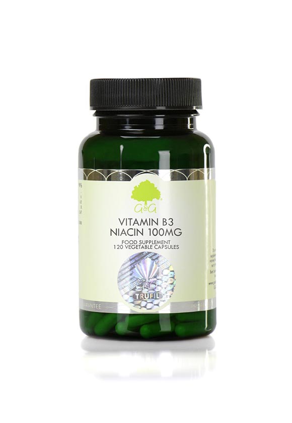 Vitamin B3 Niacin 100mg White Label